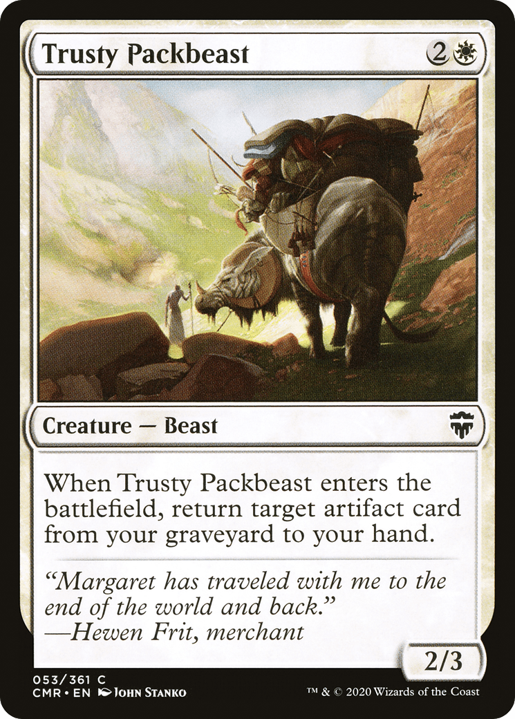 Trusty Packbeast [Commander Legends] Foil