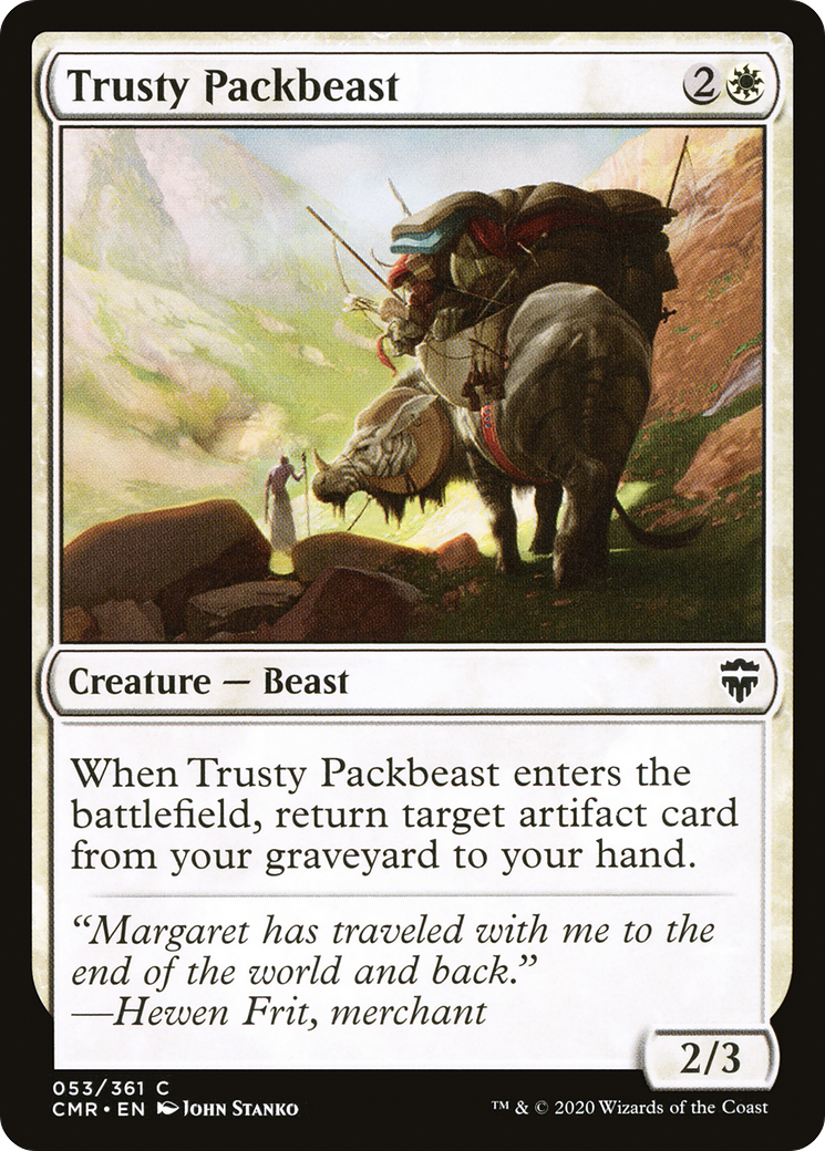 Trusty Packbeast [Commander Legends] Foil