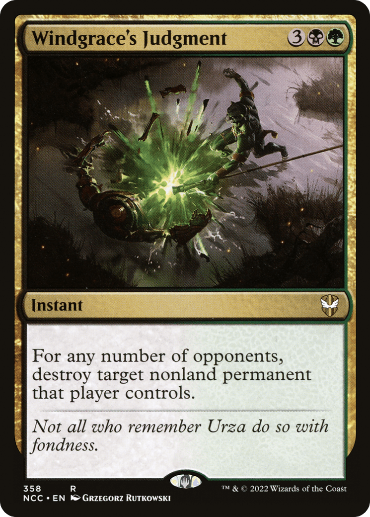 Windgrace's Judgment [Streets of New Capenna Commander]