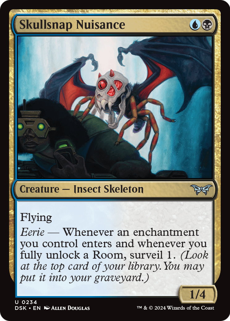 Skullsnap Nuisance [Duskmourn: House of Horror] Foil