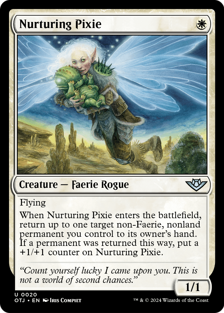 Nurturing Pixie [Outlaws of Thunder Junction] Foil