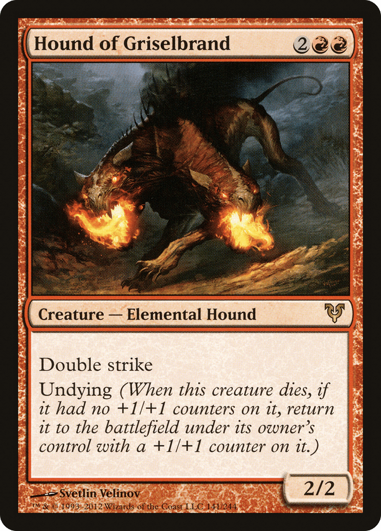 Hound of Griselbrand [Avacyn Restored] Foil