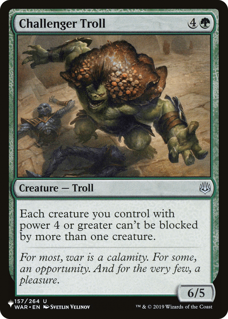 Challenger Troll |  (WAR-157) [The List]