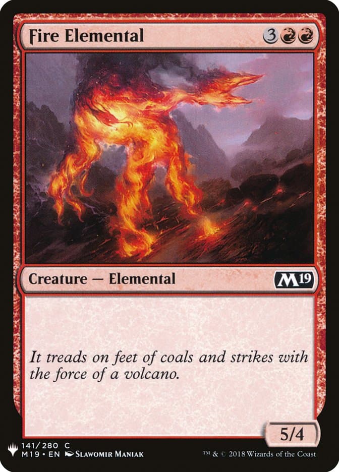 Fire Elemental |  (M19-141) [The List]