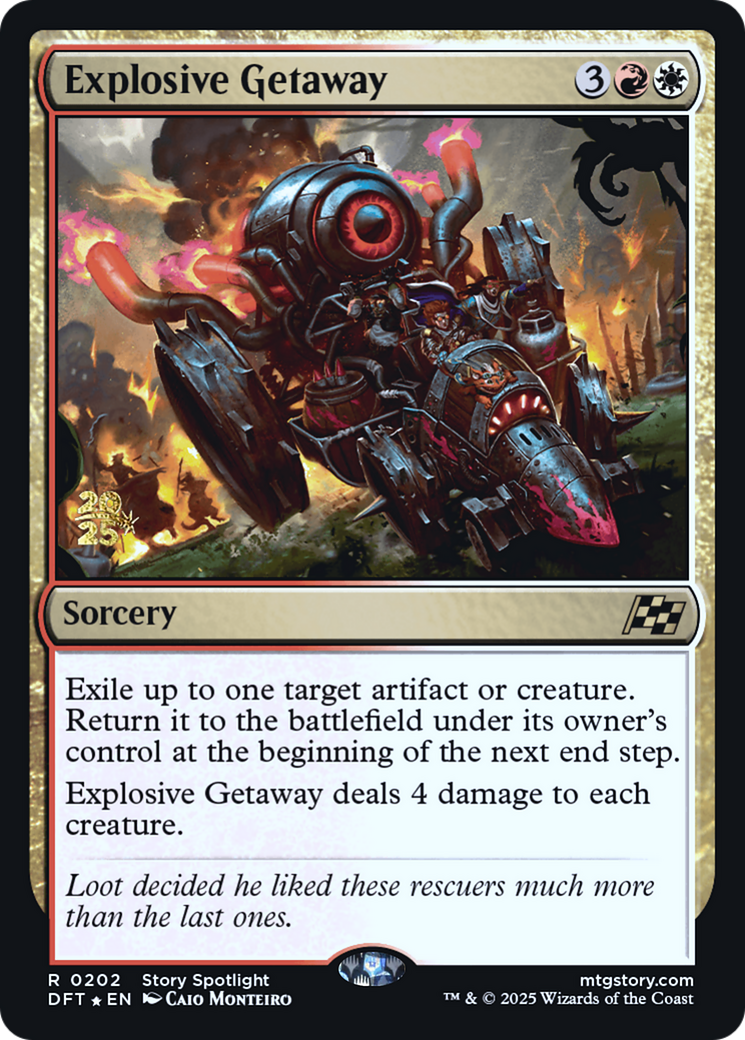Explosive Getaway (-202) [Prerelease Cards]  Foil