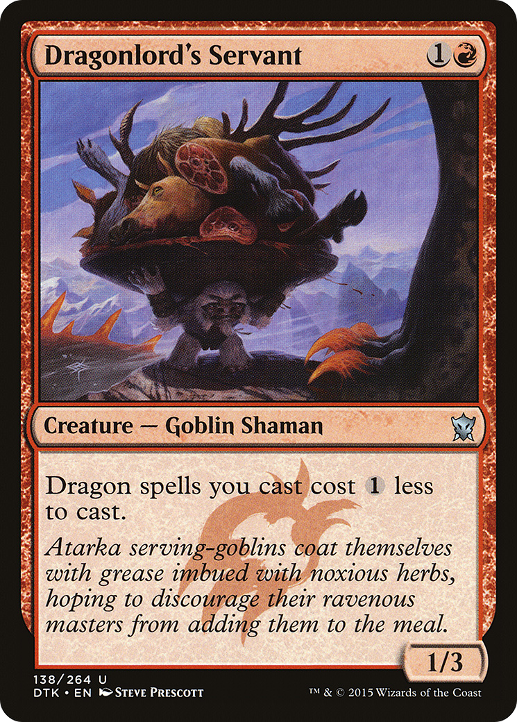 Dragonlord's Servant [Dragons of Tarkir] Foil