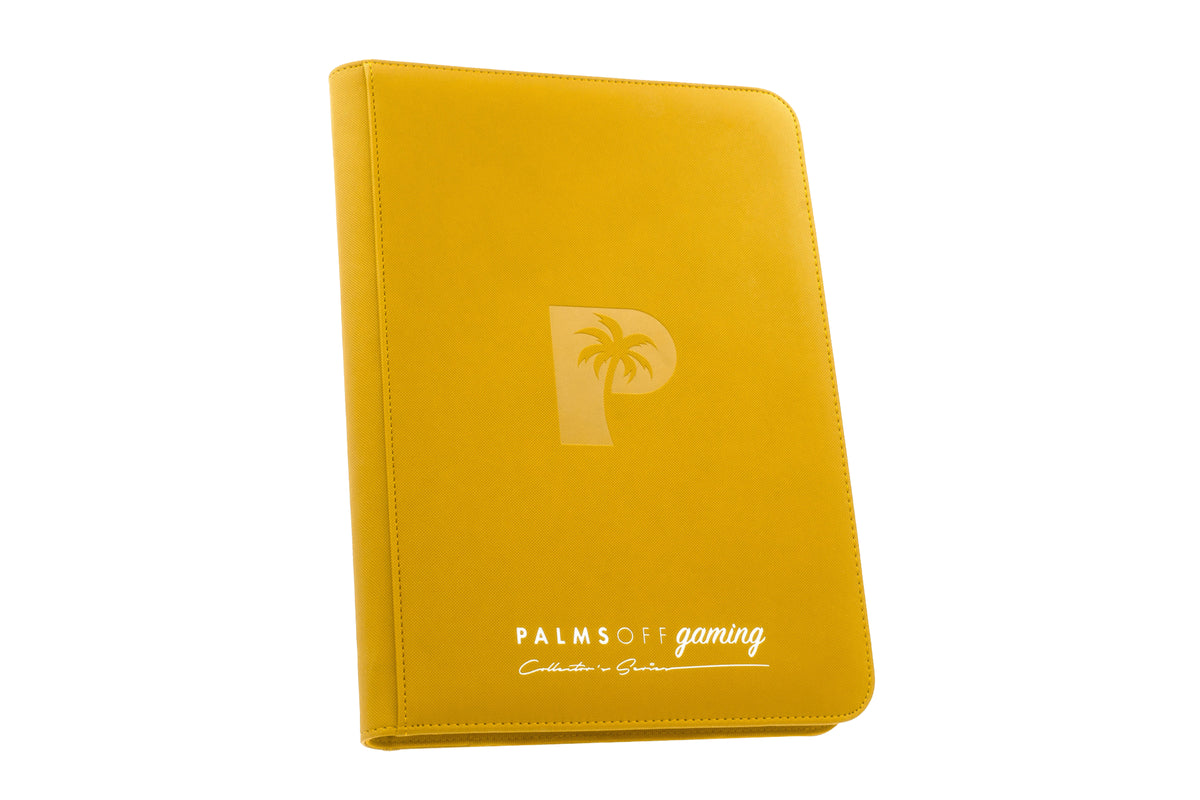 Palms Off | Collector's Series | Top Loader Zip Binder | Yellow