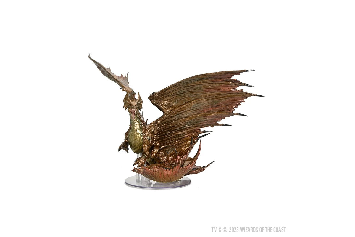 D&D Icons Of The Realms | Adult Brass Dragon (Pre-painted)