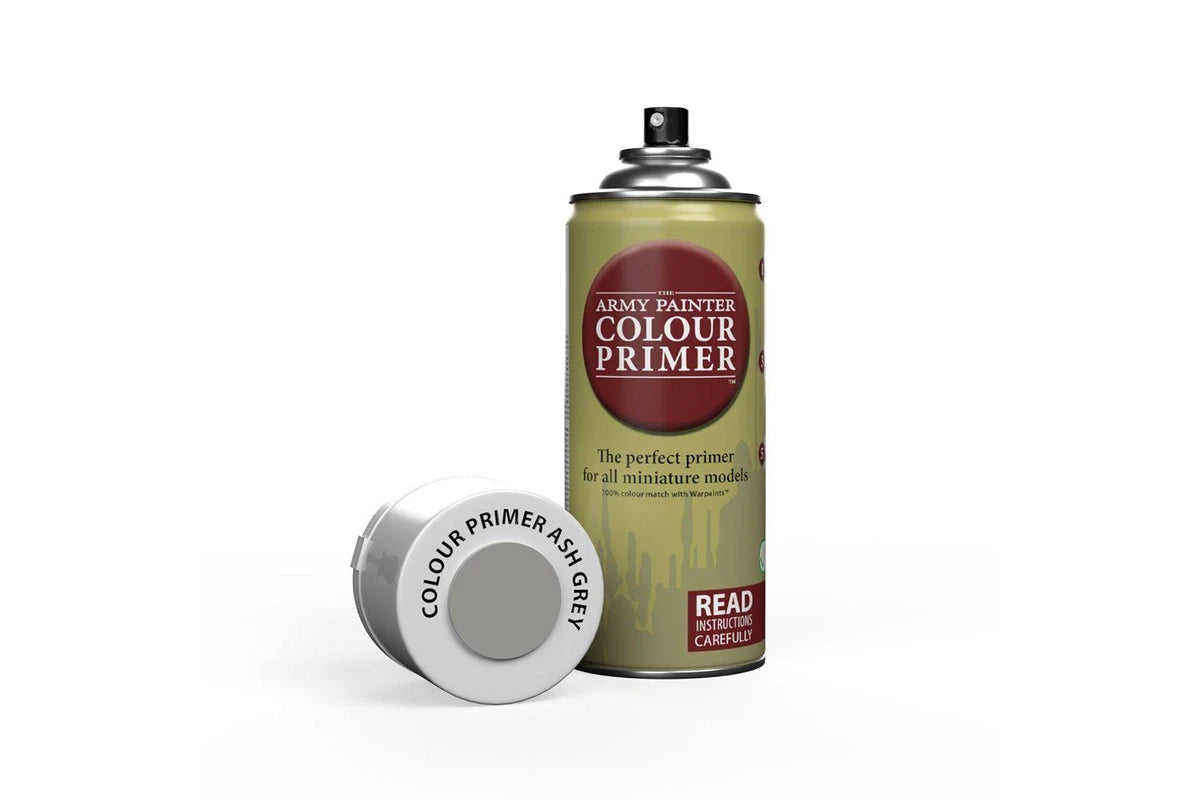 The Army Painter | Spray Paint - Colour Primer | Ash Grey 400ml (Pick-Up Only)
