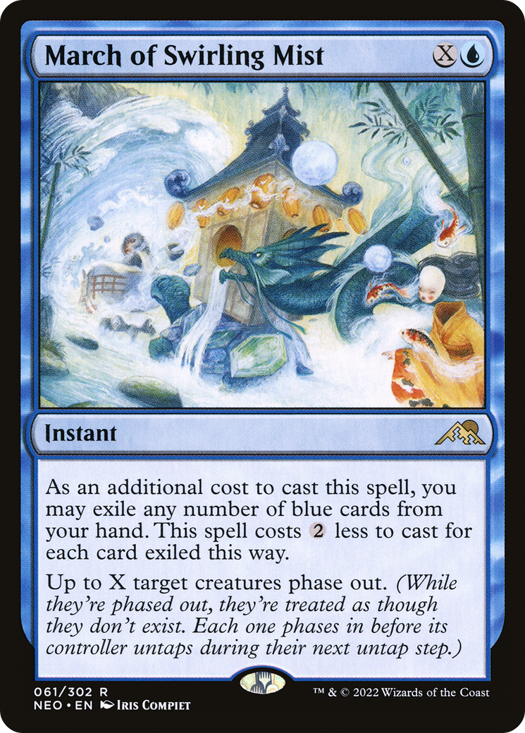 March of Swirling Mist [Kamigawa: Neon Dynasty] Foil