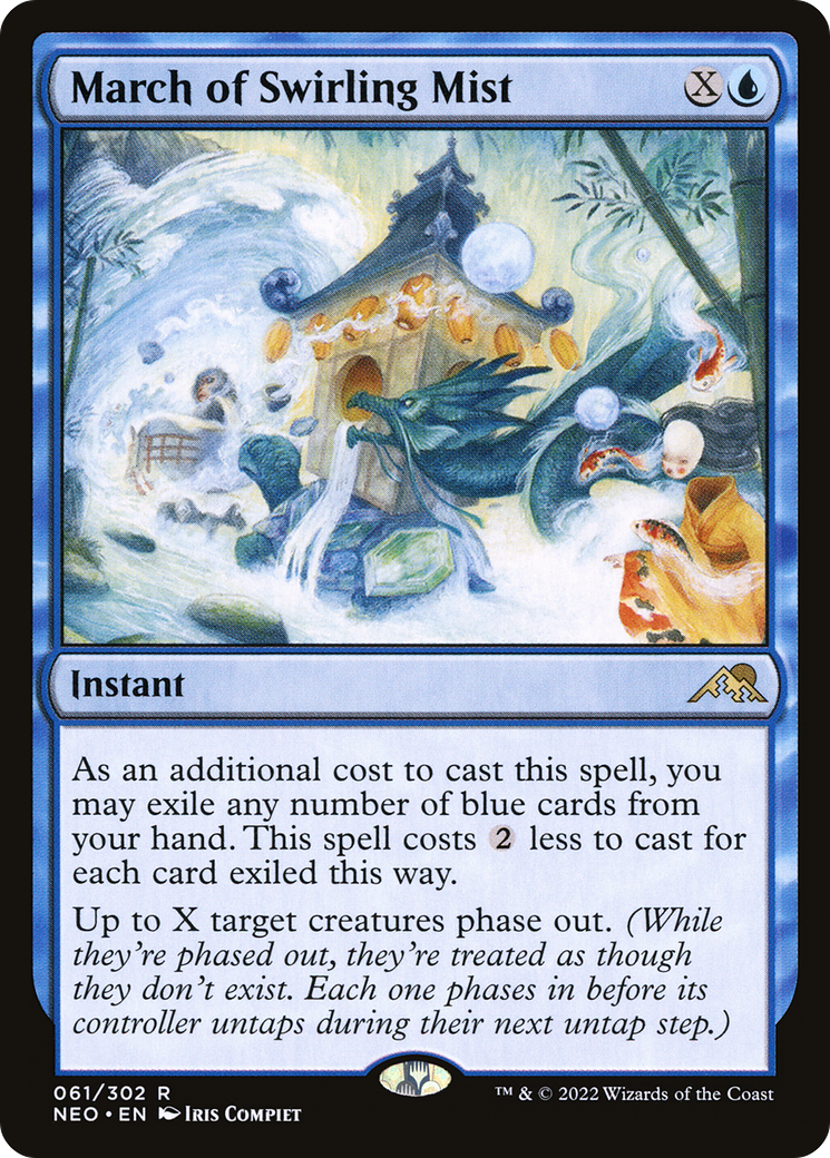 March of Swirling Mist [Kamigawa: Neon Dynasty] Foil