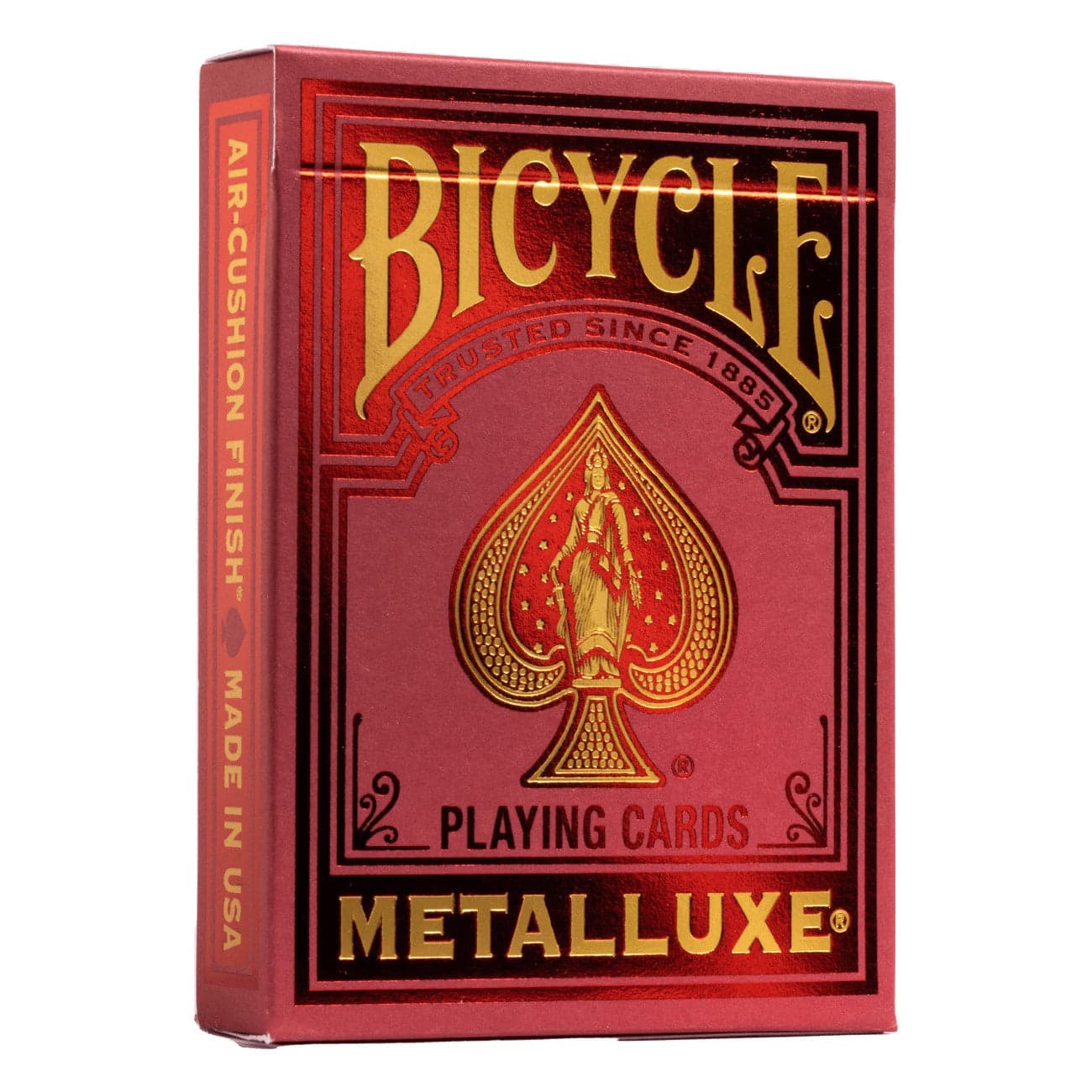 Bicycle Playing Cards |  MetalLuxe Red 2022