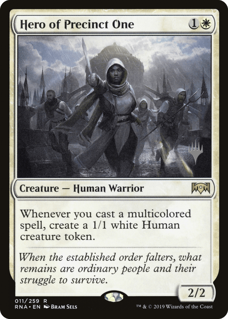 Hero of Precinct One (Promo Pack) [Ravnica Allegiance Promos] Foil