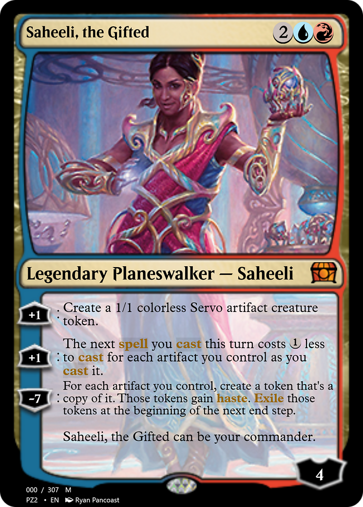 Saheeli, the Gifted (PZ2-70685) - Treasure Chest Foil