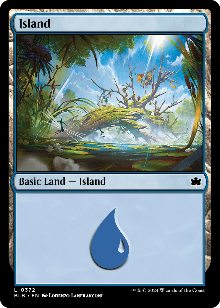 Island (0372) [Bloomburrow] Foil