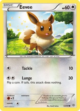 Eevee (63/98) [XY: Ancient Origins] Reverse Holofoil