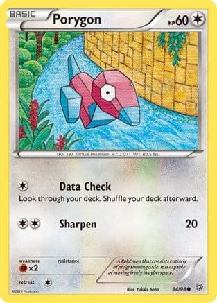 Porygon 064/98 - XY  Ancient Origins Reverse Holofoil