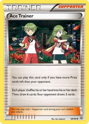 Ace Trainer 069/98 - XY  Ancient Origins Reverse Holofoil