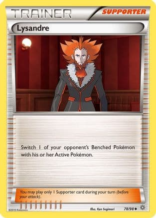 Lysandre 078/98 - XY  Ancient Origins Reverse Holofoil