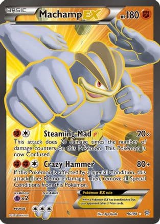 Machamp EX (90 Full Art)/98  - Holofoil XY  Ancient Origins - Ultra Rare