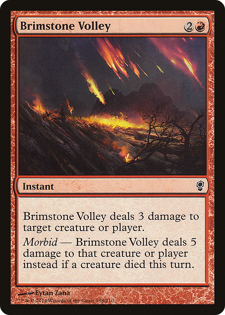 Brimstone Volley [Conspiracy] Foil