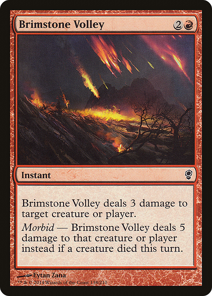 Brimstone Volley [Conspiracy] Foil