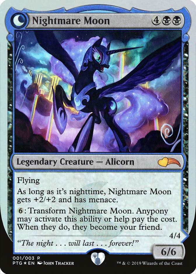 Nightmare Moon // Princess Luna 1 (Ponies: The Galloping)  - Foil