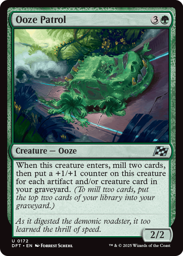 Ooze Patrol |  Foil (172) [Aetherdrift]