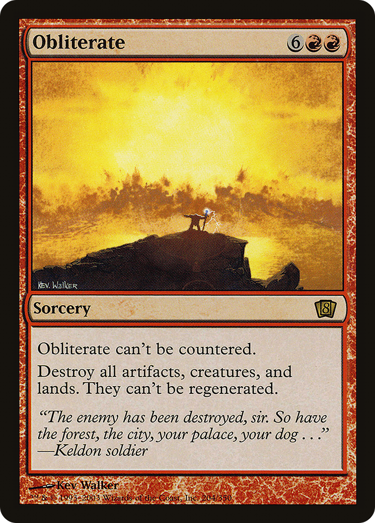 Obliterate [Eighth Edition] Foil