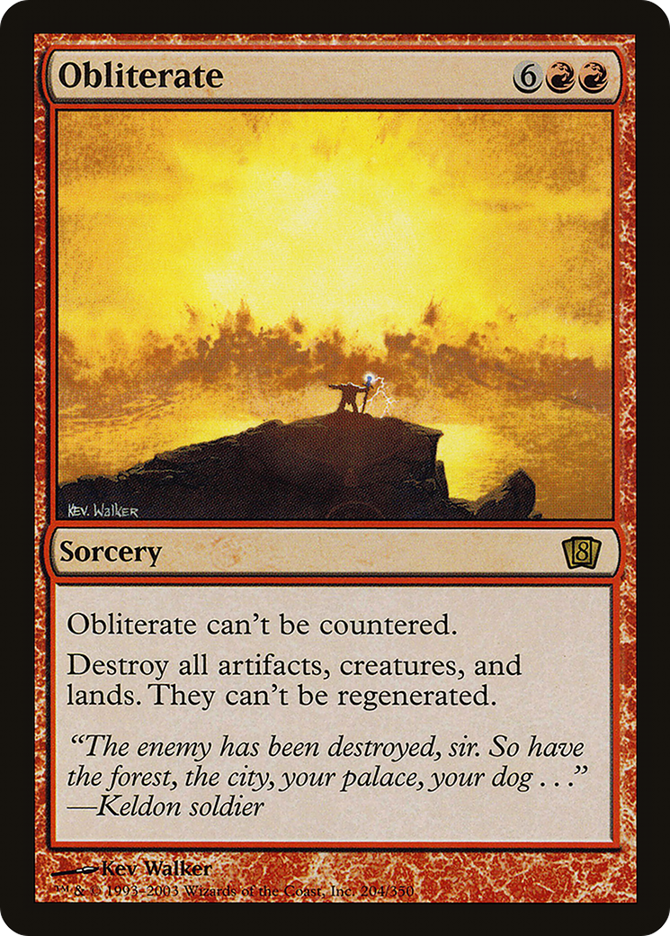 Obliterate [Eighth Edition] Foil