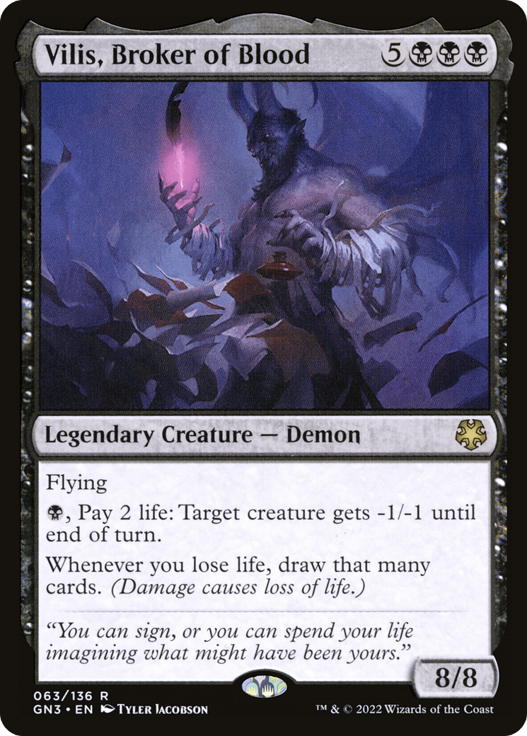 Vilis, Broker of Blood [Game Night: Free-for-All]