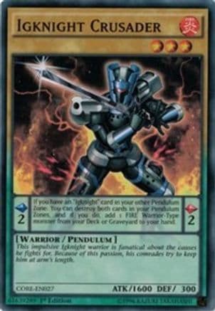 Igknight Crusader [CORE-EN027] Super Rare