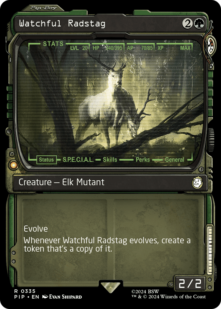 Watchful Radstag (Showcase) [Fallout] Foil