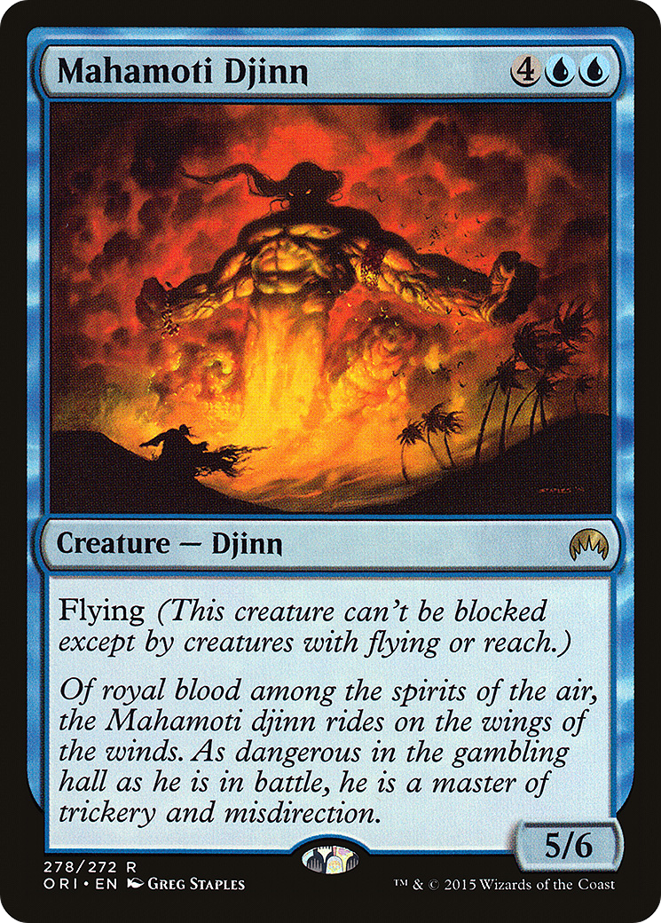 Mahamoti Djinn [Magic Origins] Foil