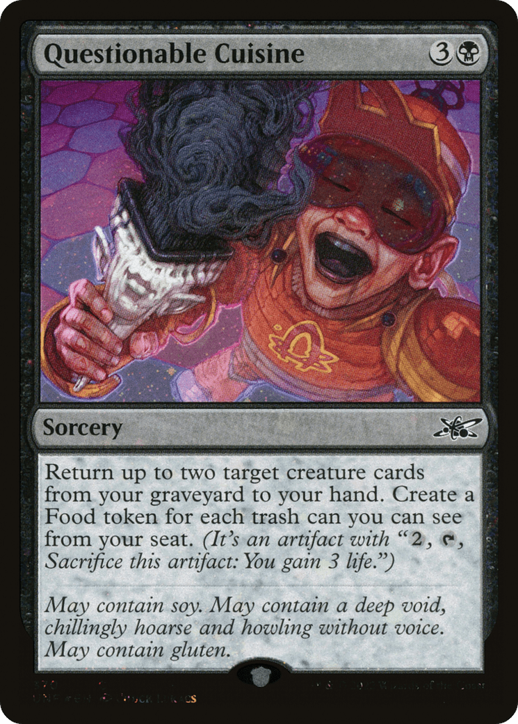 Questionable Cuisine (Galaxy Foil) [Unfinity]