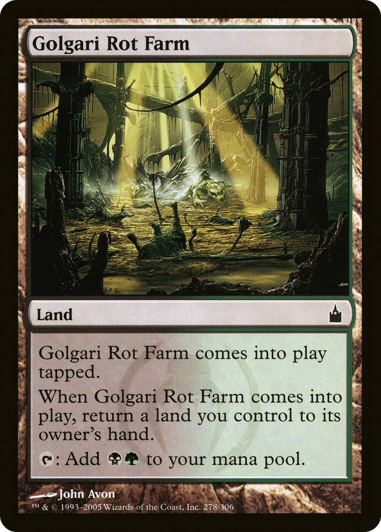 Golgari Rot Farm [Ravnica: City of Guilds] Foil