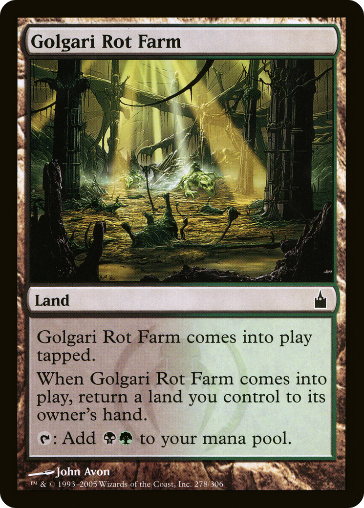 Golgari Rot Farm [Ravnica: City of Guilds] Foil