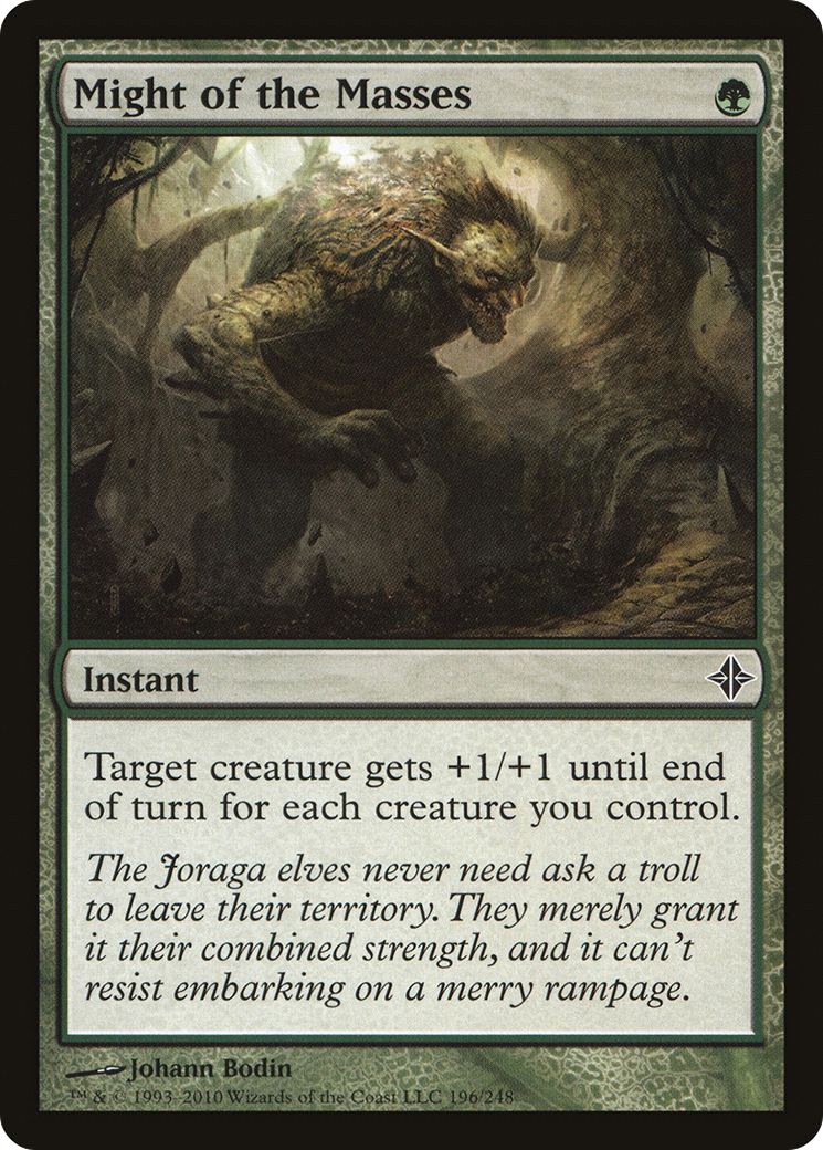 Might of the Masses [Rise of the Eldrazi]