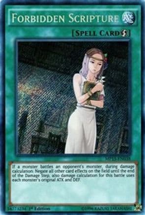 Forbidden Scripture [MP15-EN038] Secret Rare