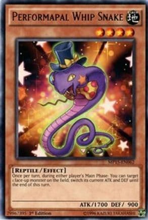 Performapal Whip Snake [MP15-EN062] Rare