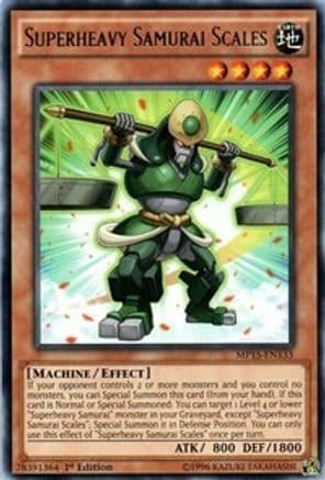Superheavy Samurai Scales [MP15-EN133] Rare