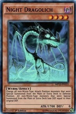 Night Dragolich [MP15-EN153] Ultra Rare