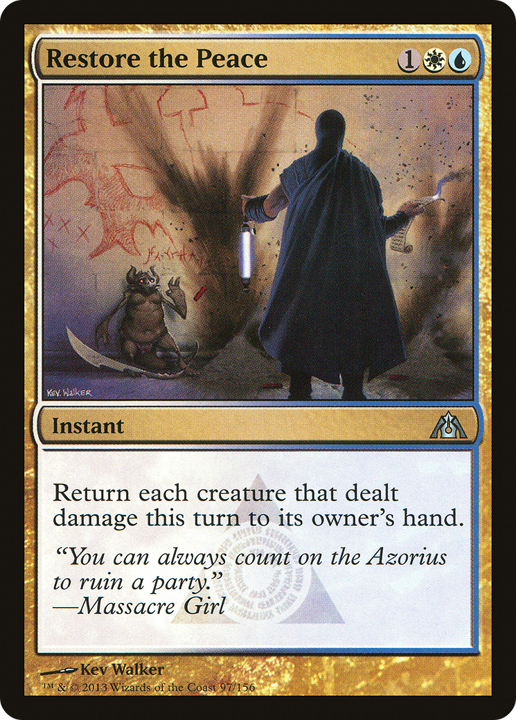Restore the Peace [Dragon's Maze] Foil
