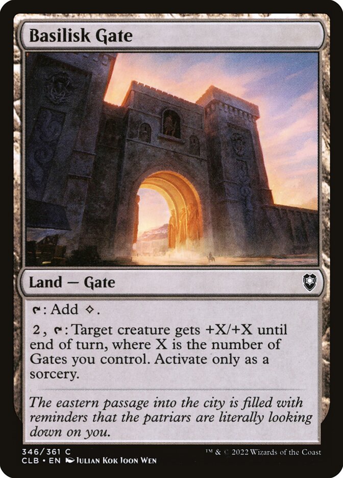 Basilisk Gate 346 (Commander Legends: Battle for Baldur's Gate) 