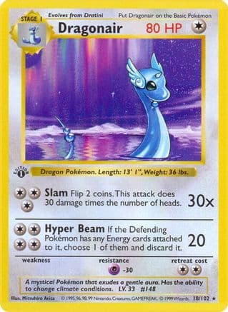 Dragonair 18/102 - Base Set Shadowless Unlimited