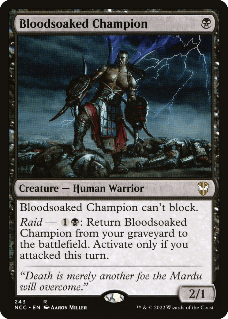 Bloodsoaked Champion [Streets of New Capenna Commander]
