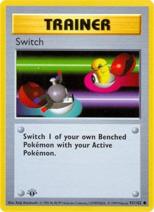 Switch 095- Base Set Shadowless 1st Edition