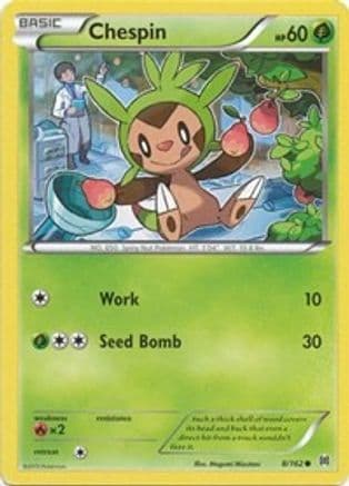 Chespin (8) (8) 008  XY  BREAKthrough - Common