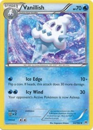 Vanillish 044  - Reverse Holofoil XY  BREAKthrough - Uncommon