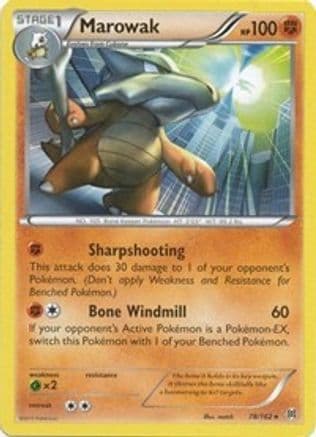 Marowak 078/162 - XY  BREAKthrough Reverse Holofoil
